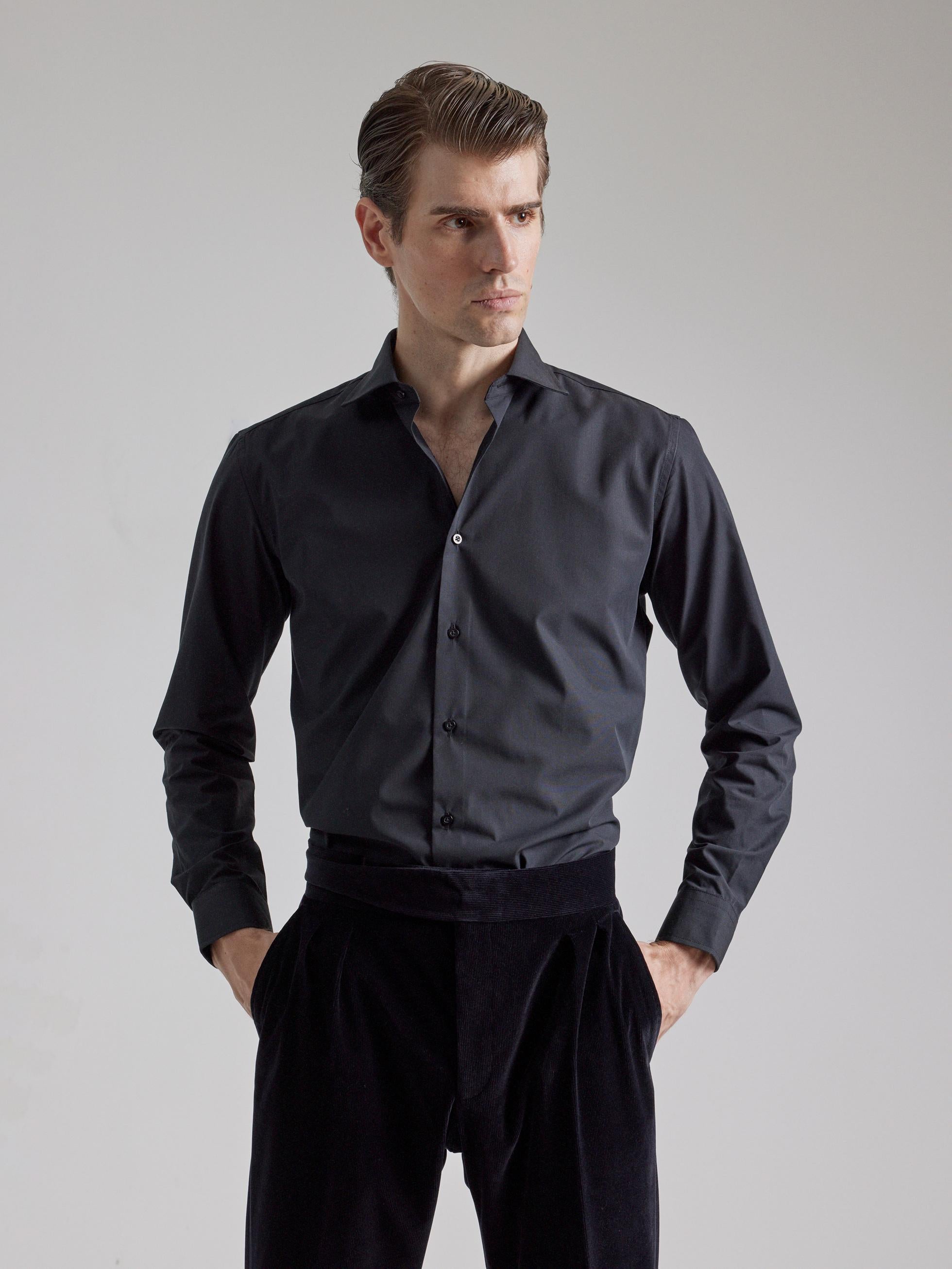 Camisa formal negra online