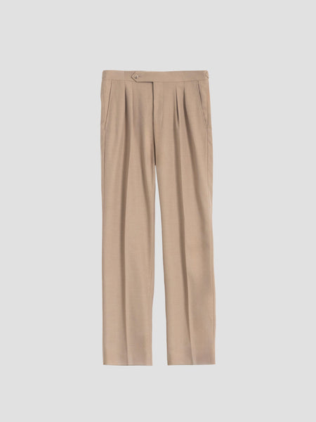 PANTALON ALTO RELAXED FIT TOSTADO