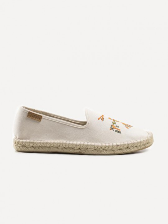 NATURAL EMBROIDERY ESPADRILLES