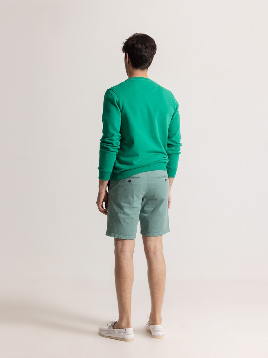 WATER GREEN STRETCH SHORTS
