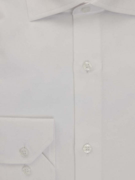WHITE COTTON DRESS SHIRT PuroEGO