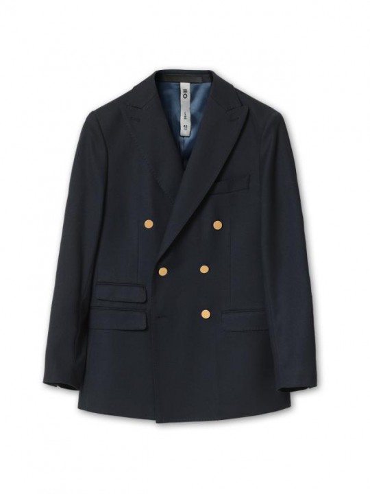 NAVY DOUBLE-BREASTED BLAZER
