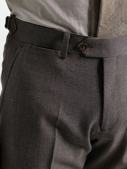 TOASTED HOUNDSTOOTH TROUSERS PuroEGO