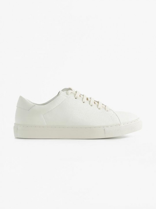 WHITE LEATHER SNEAKERS PuroEGO