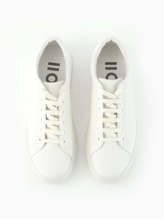WHITE LEATHER SNEAKERS PuroEGO