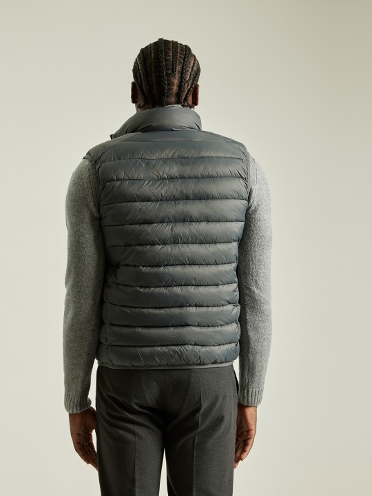 GRAPHITE QUILTED WAISTCOAT