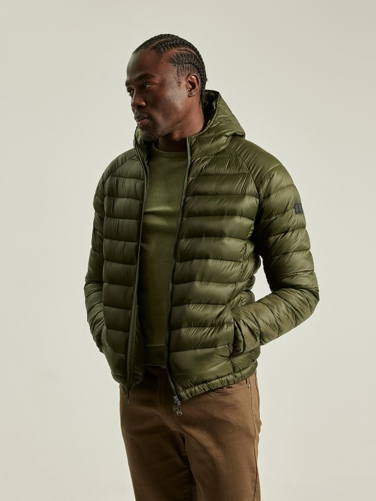 PuroEGO ARMY GREEN QUILTED JACKET