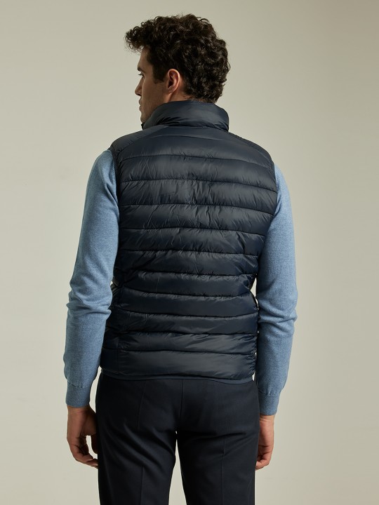 PuroEGO NAVY QUILTED WAISTCOAT