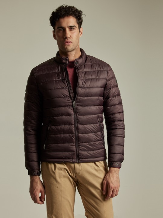 WINE QUILTED JACKET