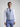BLUE PRINCE OF WALES DOUBLE BREASTED VEST