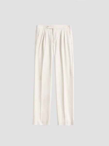 PANTALON ALTO RELAXED FIT MARFIL