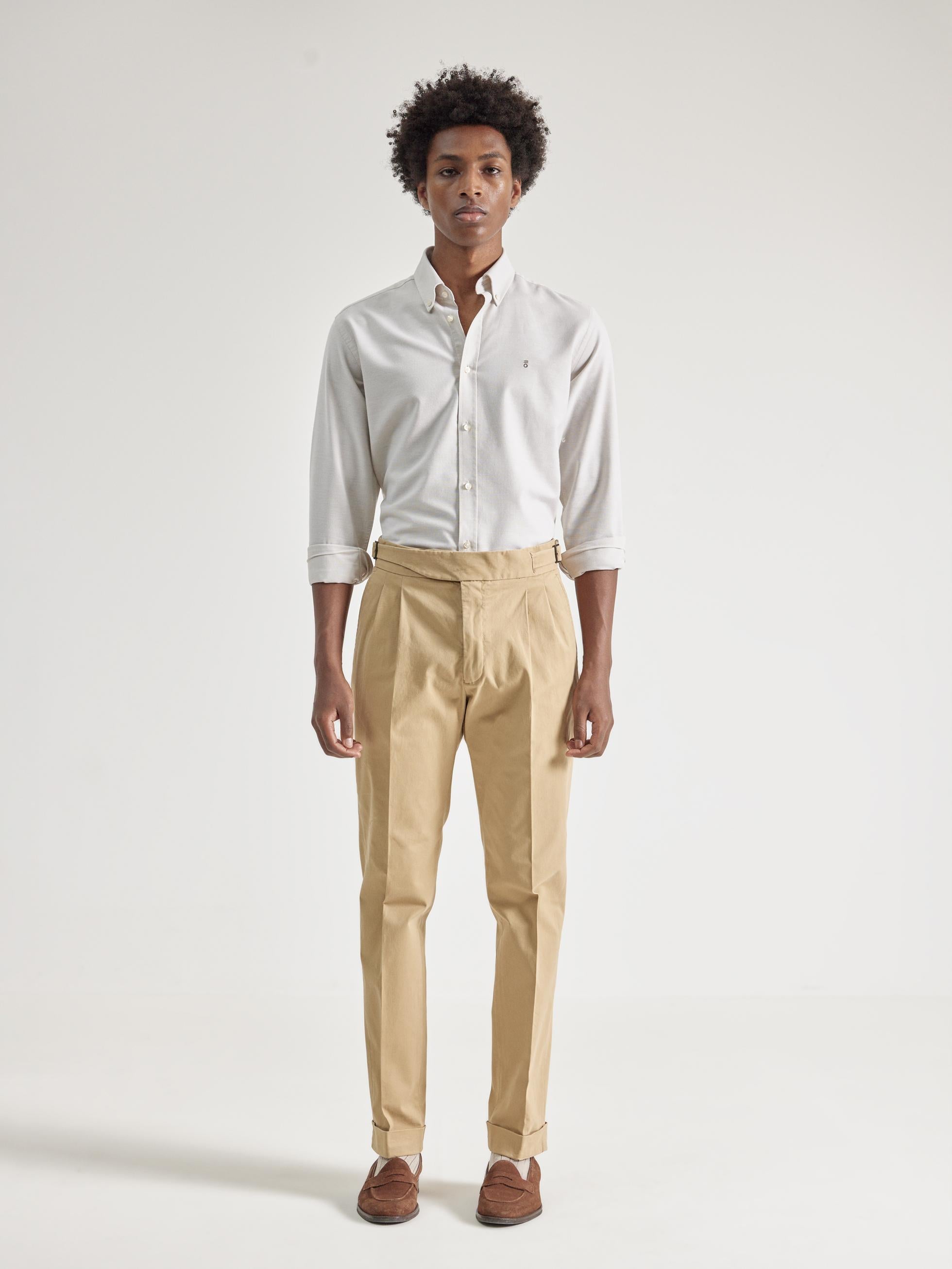 Pantalon talle alto hombre deals