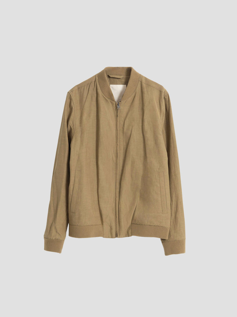 CAZADORA BOMBER LINO CAMEL