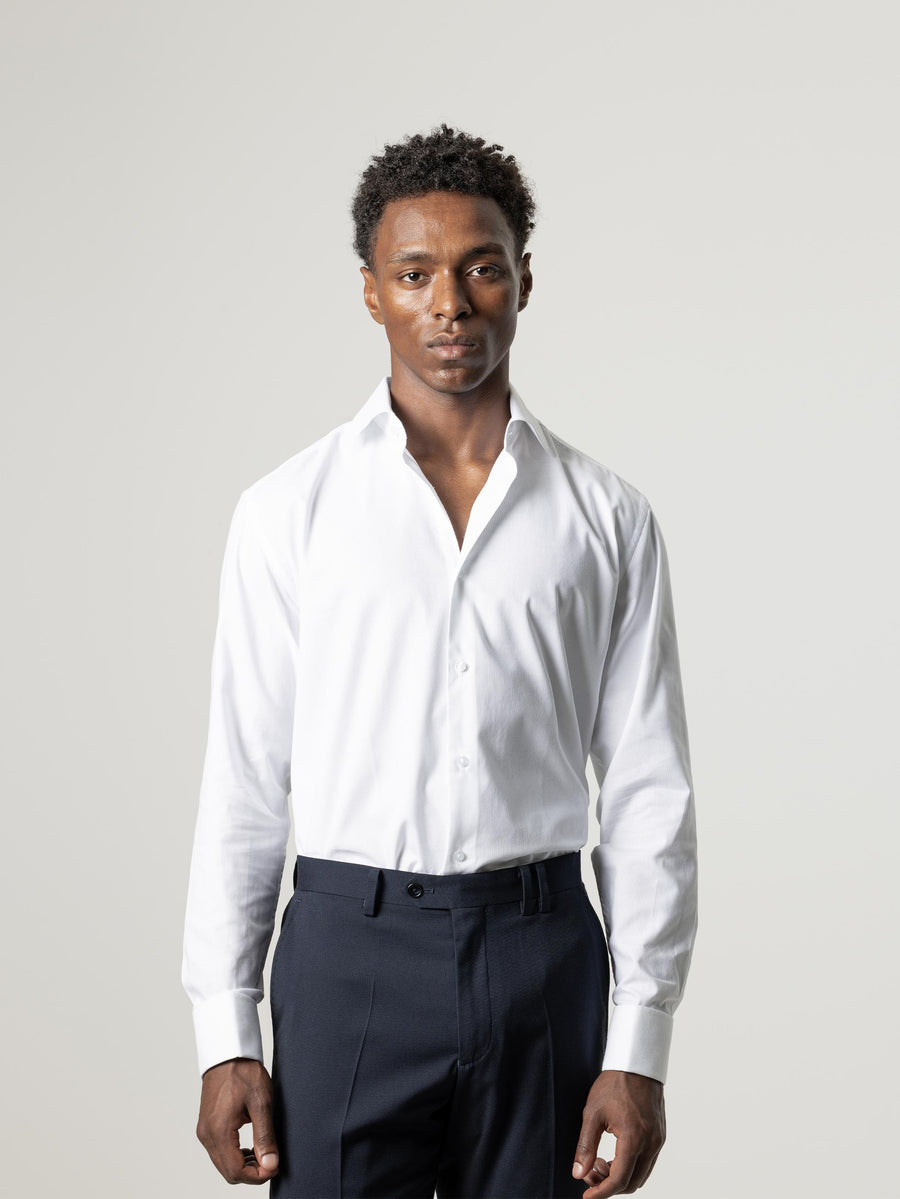 FRENCH CUFF DRESS SHIRT WHITE
