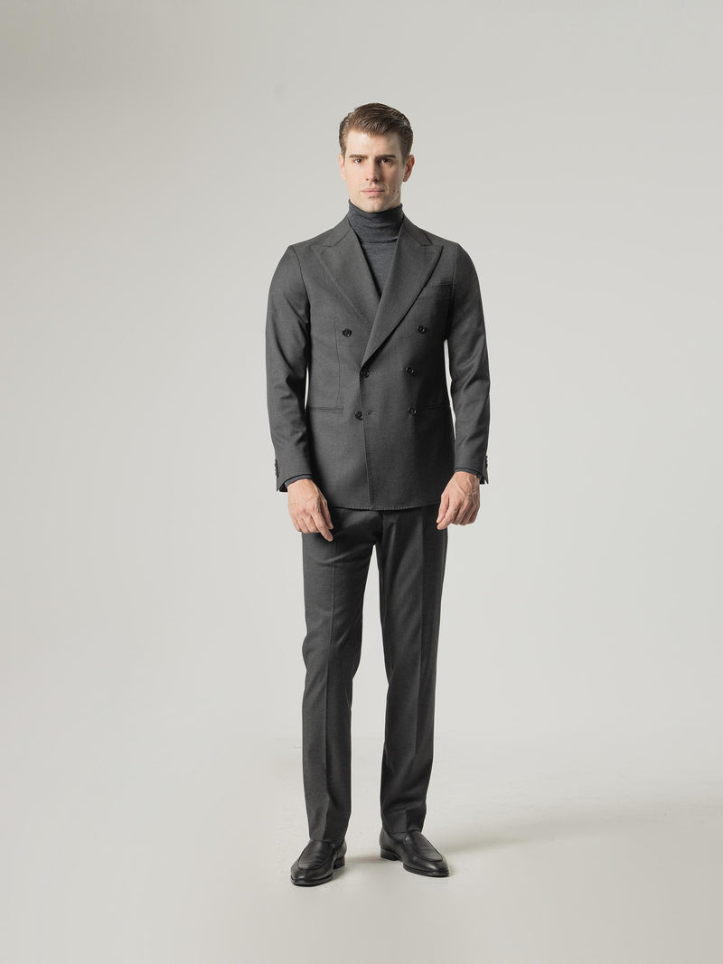 TRAJE CRUZADO GRIS MARENGO