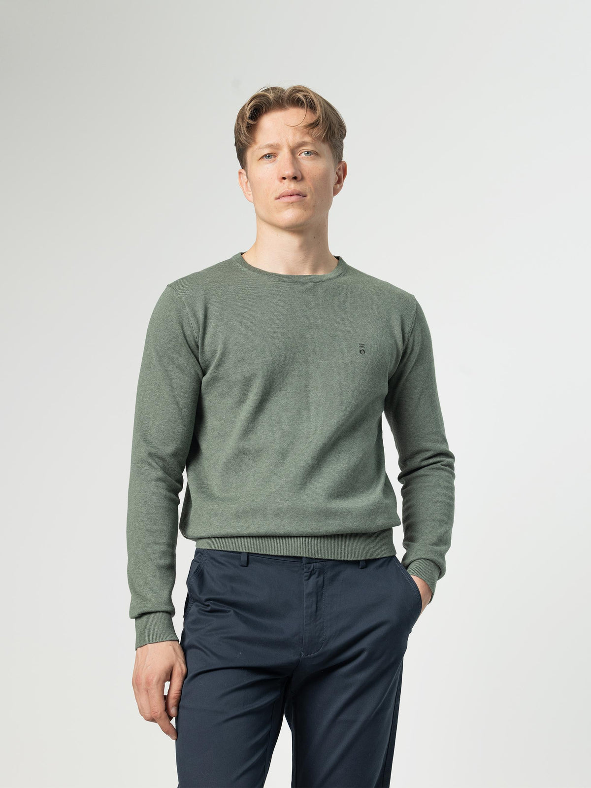 JERSEY CUELLO REDONDO VERDE