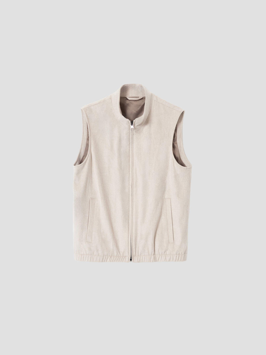 SAND MELANGE VEST