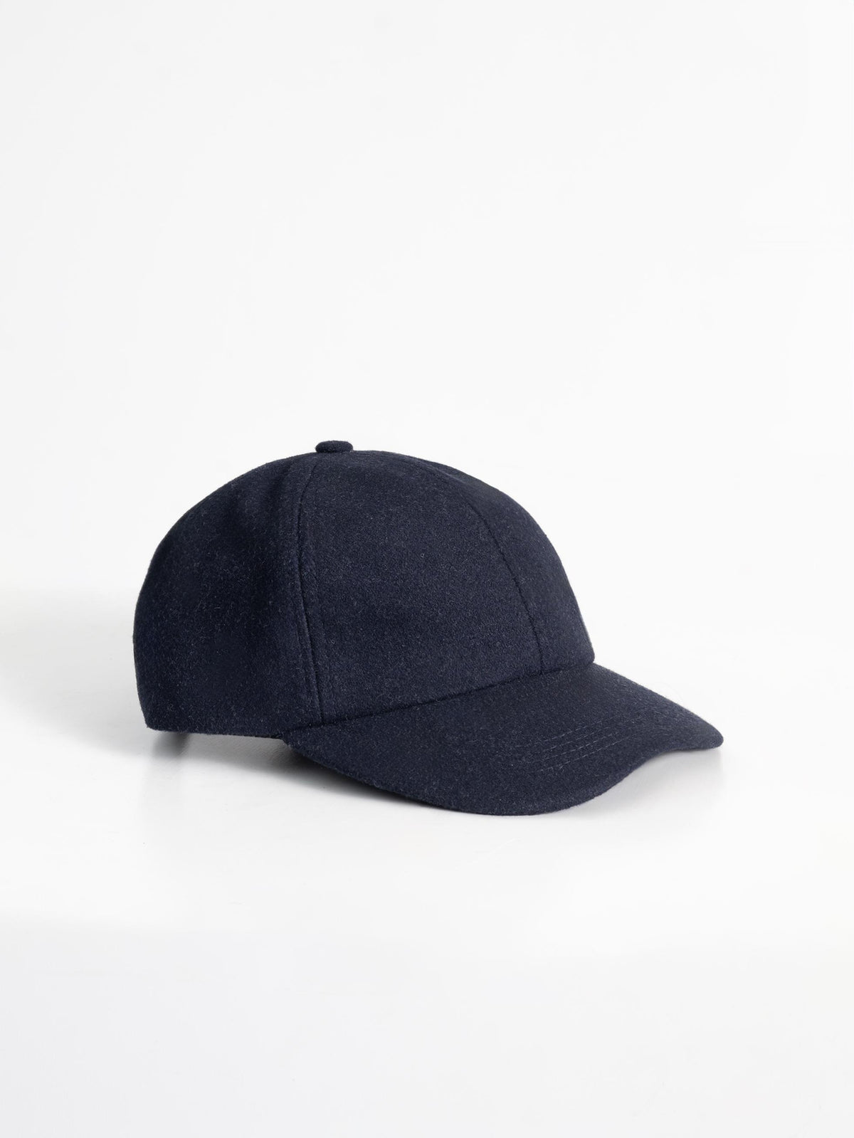 NAVY WOOL CAP
