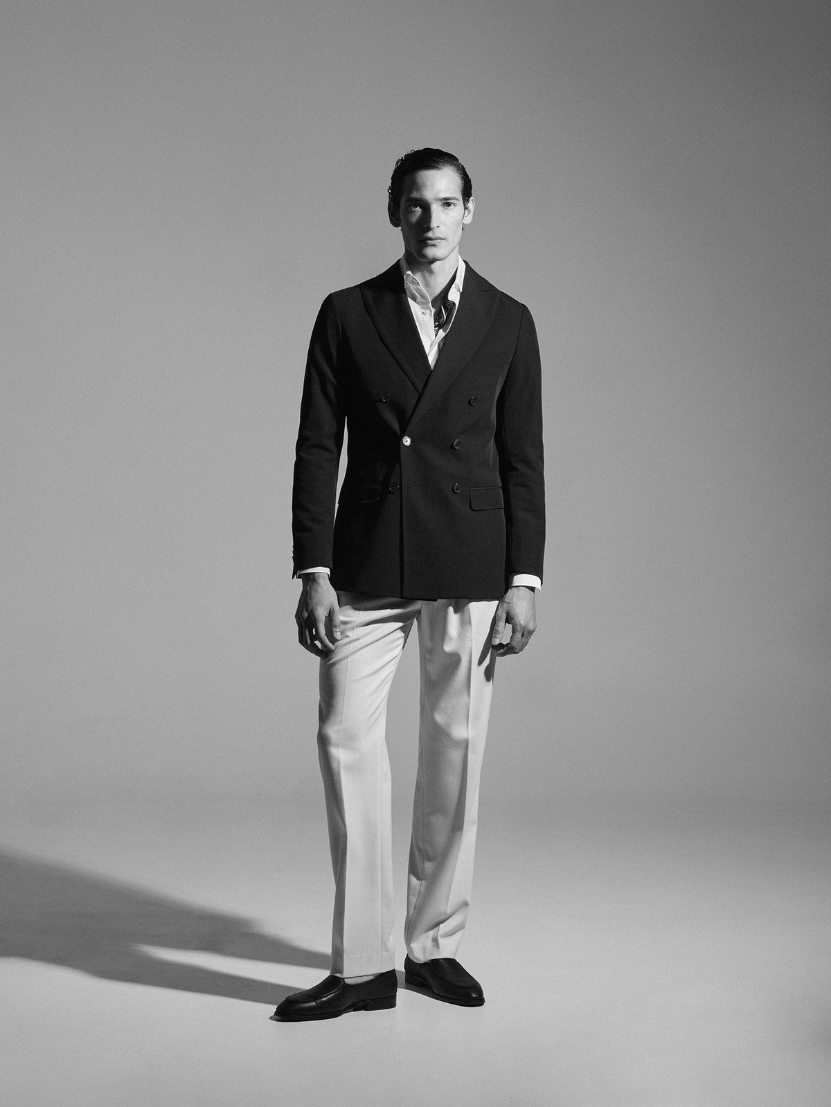 IVORY RELAXED FIT TROUSERS