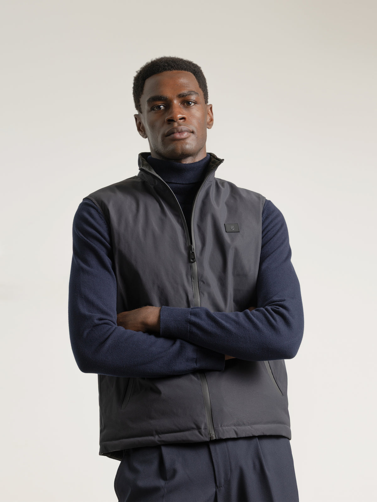 CHALECO REVERSIBLE MARINO