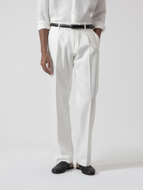 PANTALÓN WIDE FIT BLANCO