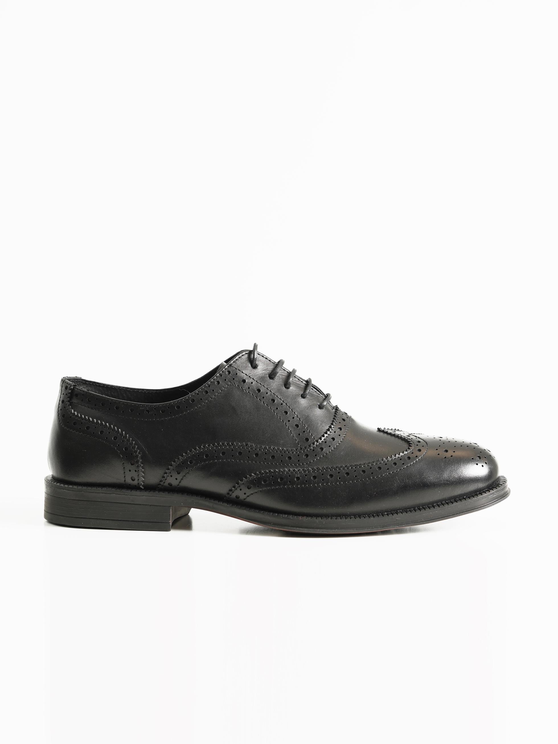 ZAPATO OXFORD PICADO BROGUE NEGRO - 2