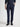 NAVY WOOL TOUCH HIGH RISE TROUSERS