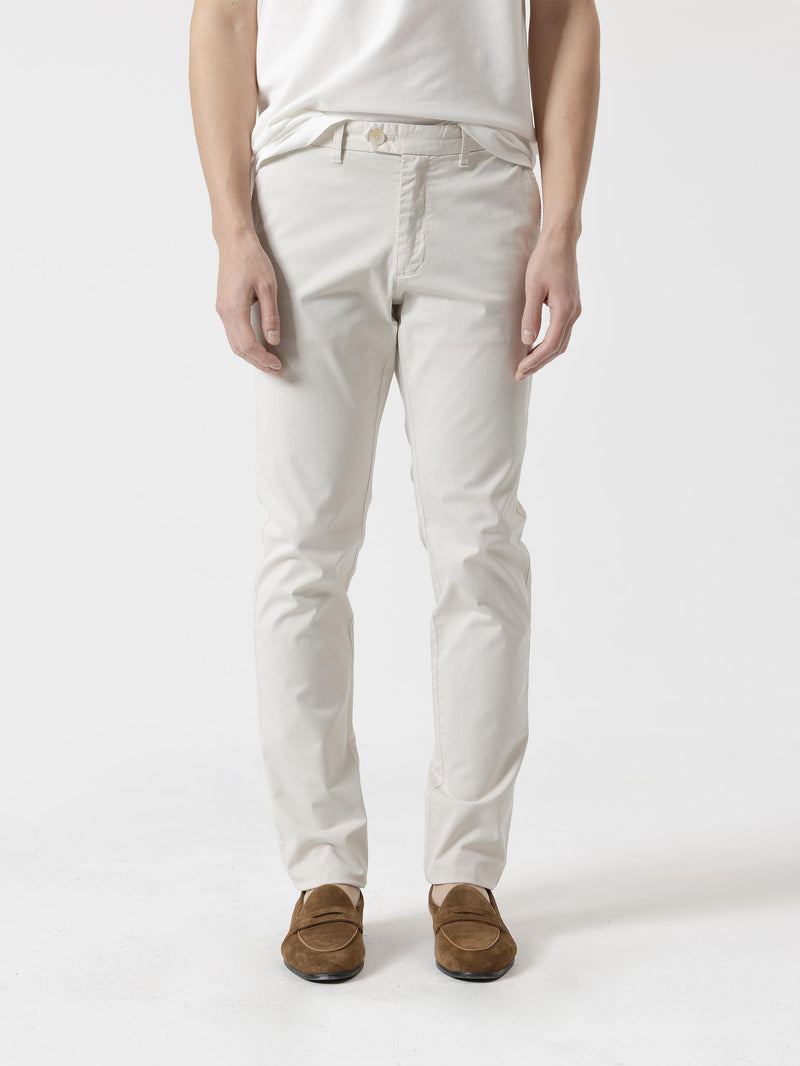 PANTALON CHINO TWILL MARFIL