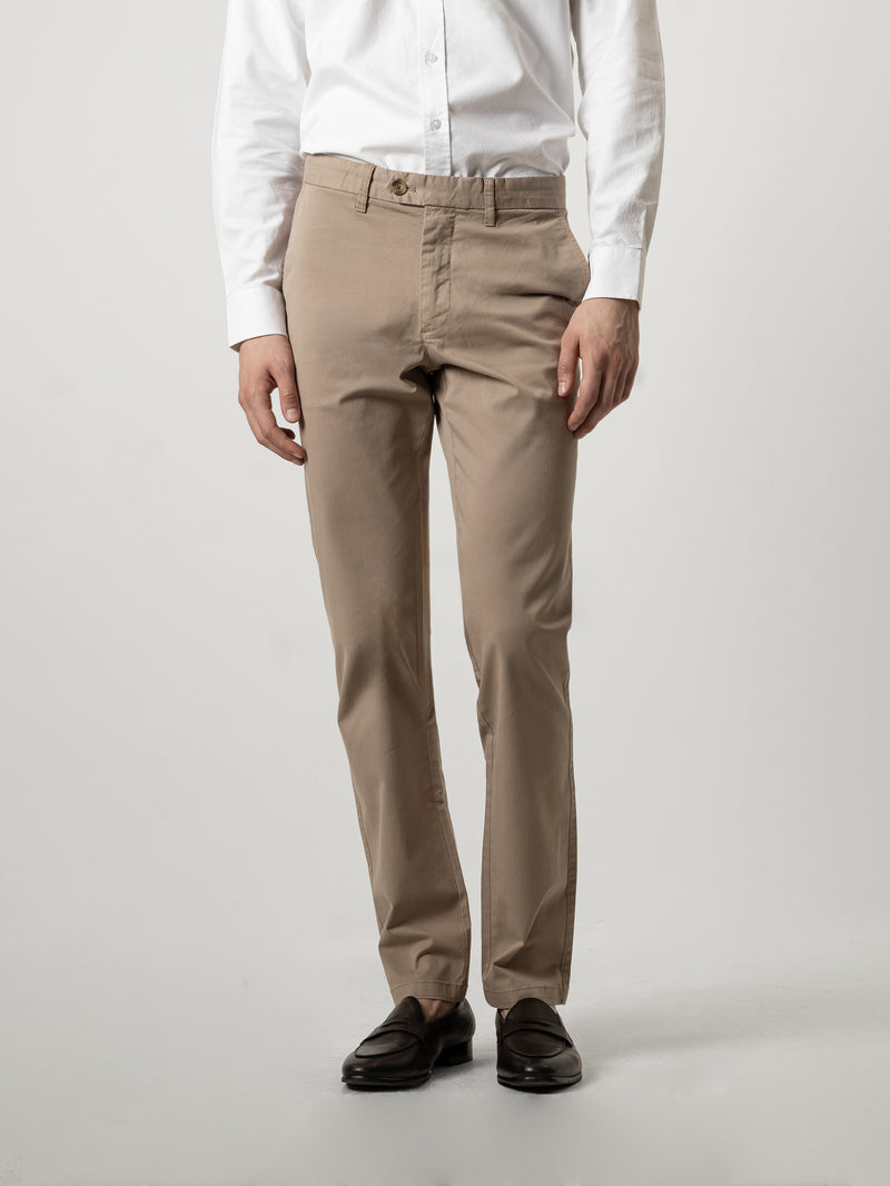 PANTALON CHINO TWILL TOSTADO