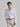 WHITE HERRINGBONE DRESS SHIRT