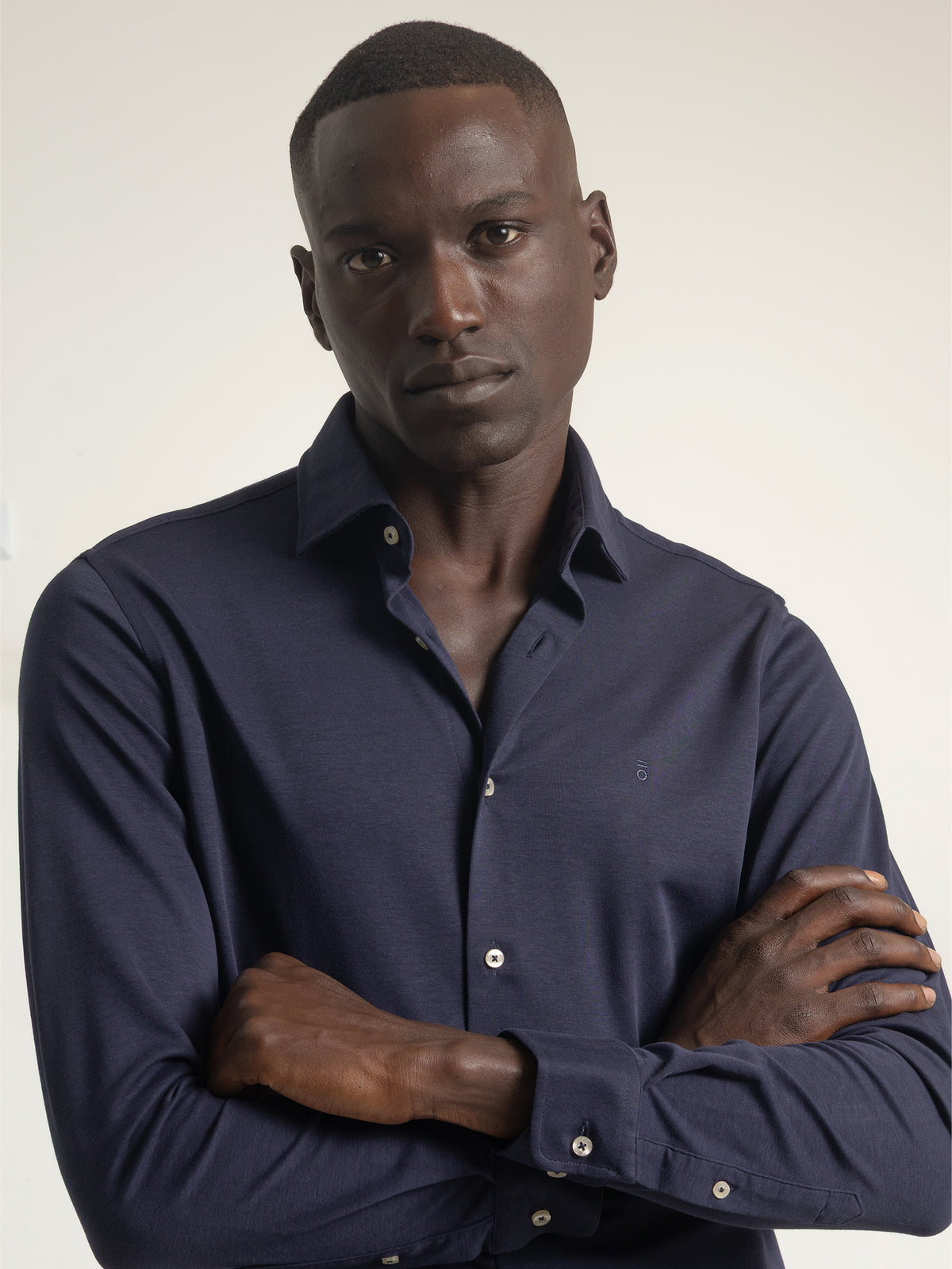 CAMISA JERSEY MARINO