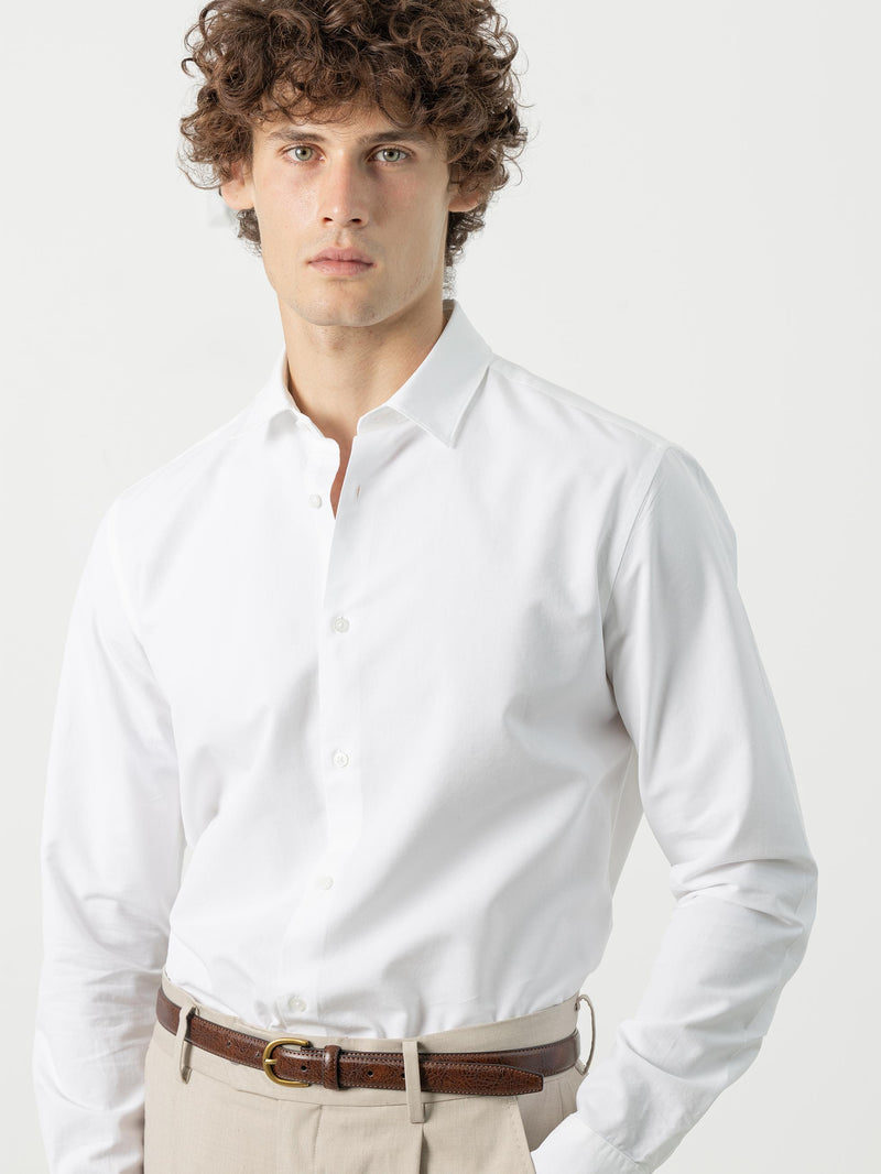 CAMISA TENCEL BLANCA