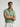 GREEN CONTRAST COLLAR POLO SHIRT