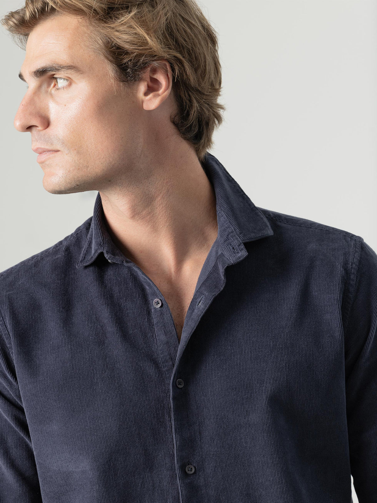 CAMISA MICROPANA MARINO