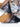 TANGERINE PRINT POCKET SQUARE