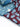 INK BLUE PRINTED POCKET SQUARE