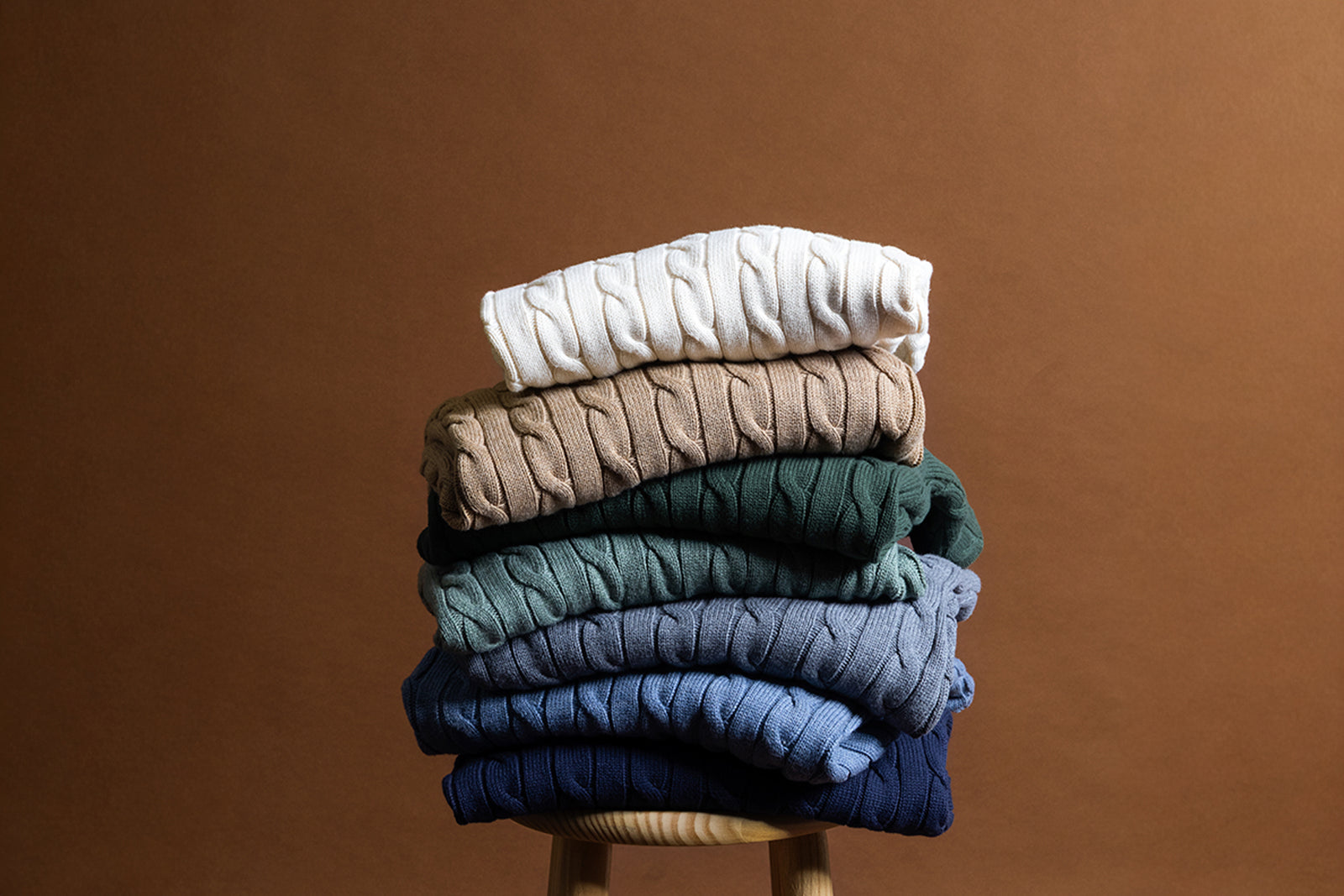 JERSEY CABLE KNIT MARFIL