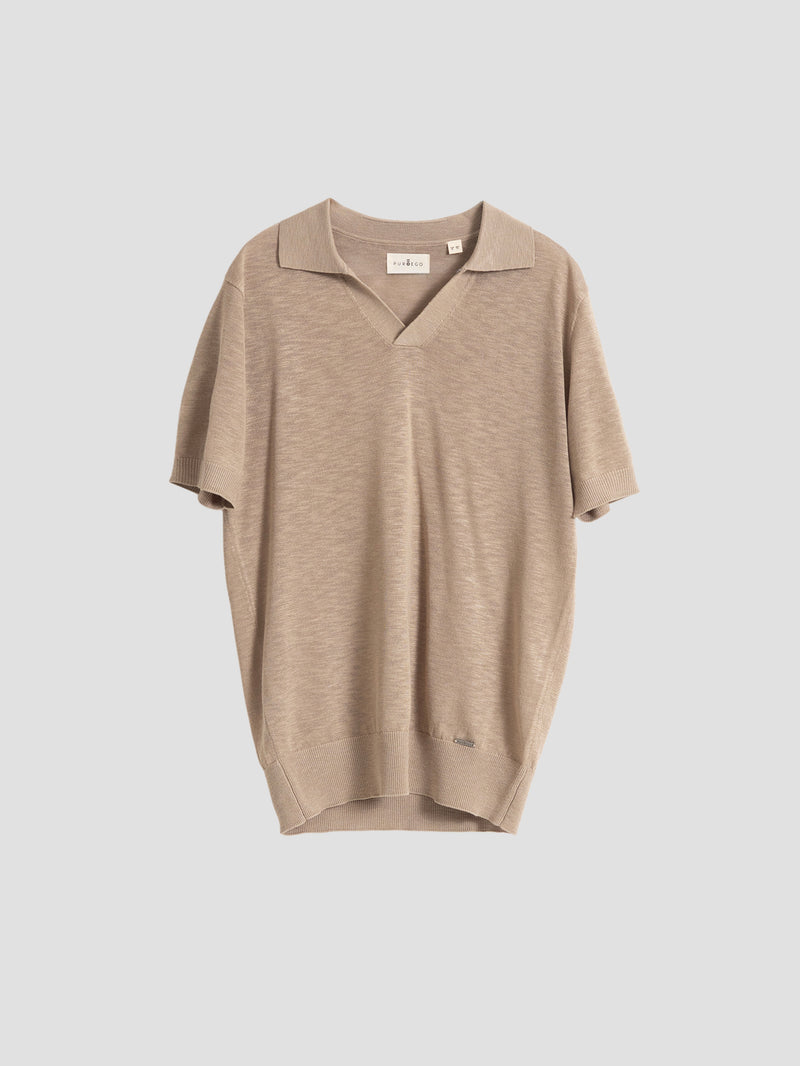 POLO PUNTO JERSEY PIEDRA