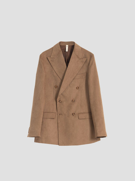 AMERICANA CRUZADA SUEDE TOSTADA