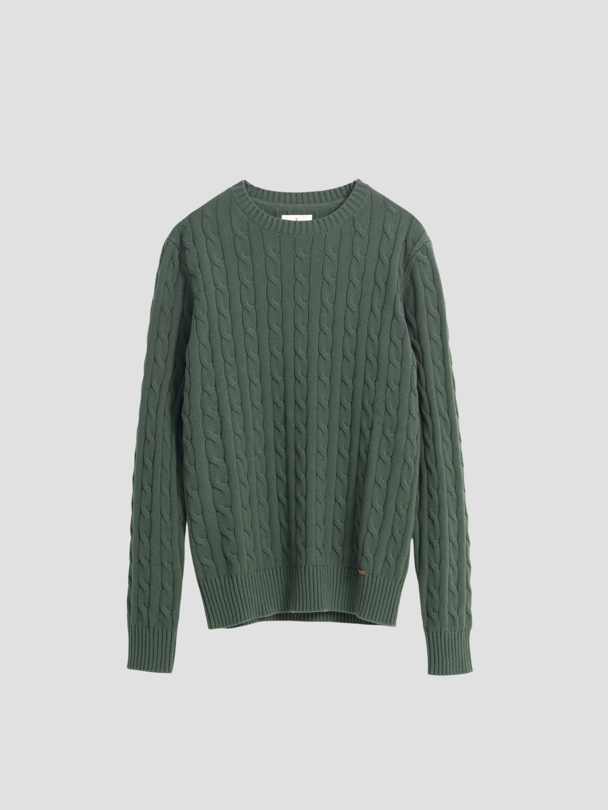 JERSEY CABLE KNIT VERDE OSCURO