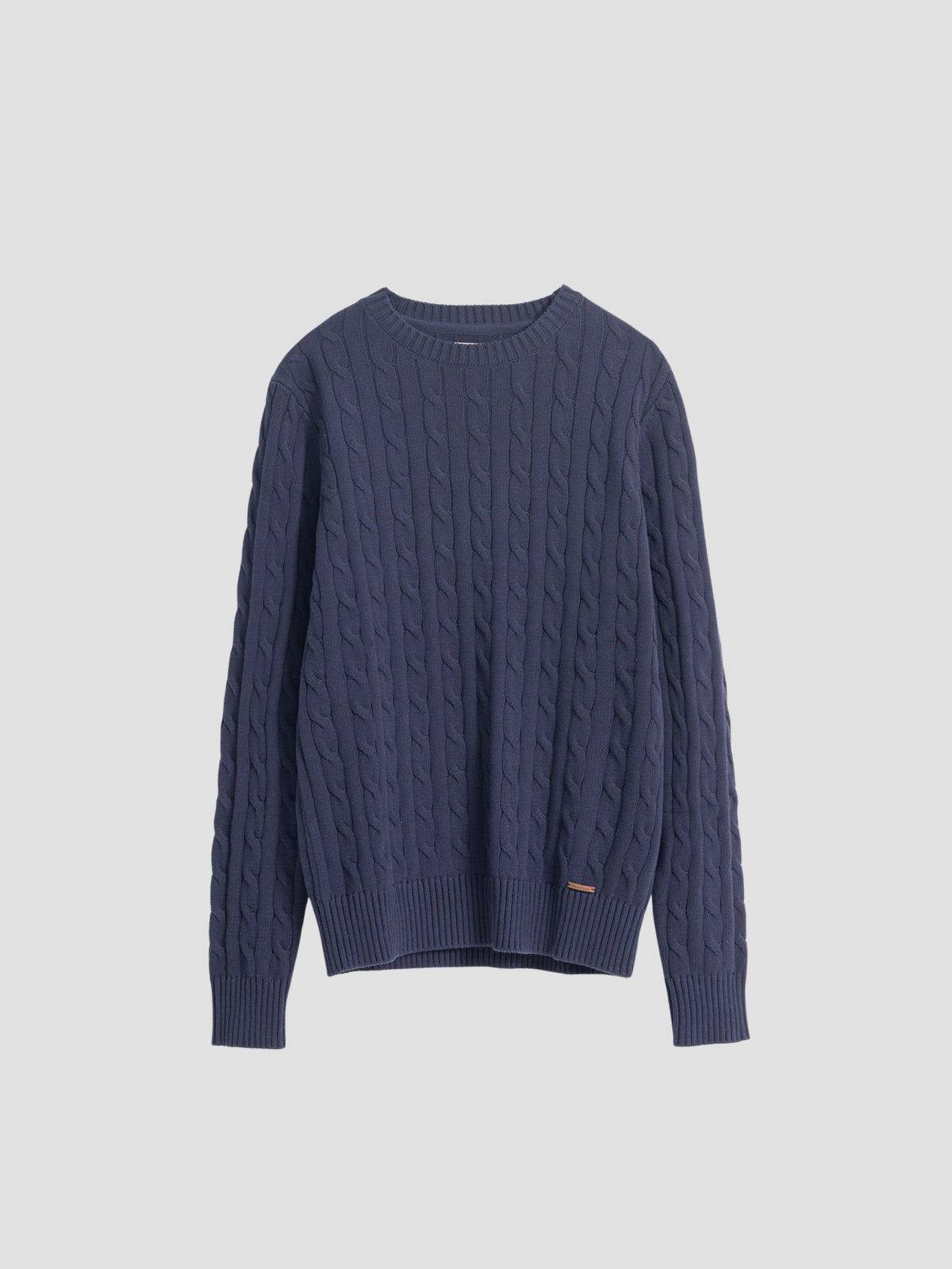 JERSEY CABLE KNIT MARINO