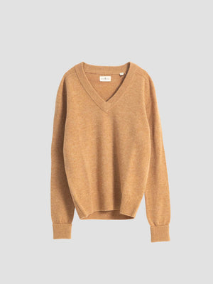 JERSEY CUELLO VINTAGE LANA CAMEL